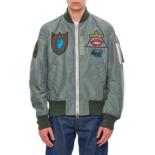 Sacai Gonz Twill Blouson Green Bomberjacks