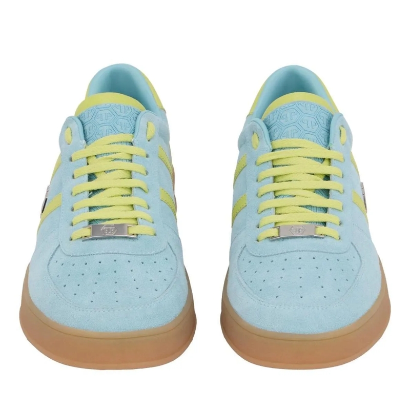 Philipp Plein Low-Top-Sneaker Low-Top Sneakers Retro Rebel hell-blau(Image 4)