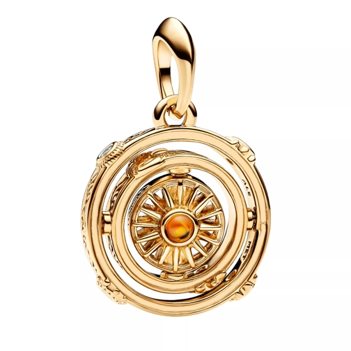 Pandora Game of Thrones Spinning Astrolabe Dangle Charm Yellow Ciondolo