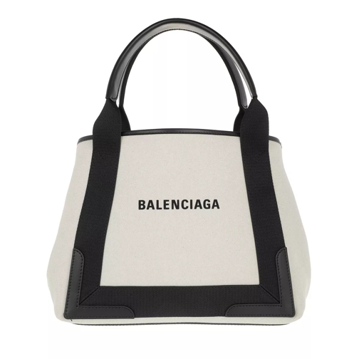 Balenciaga Tote Navy Cabas S Tote Natural/Black