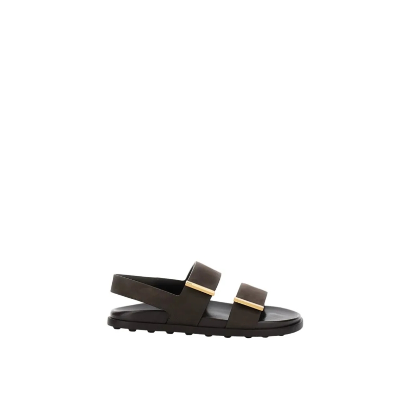 Tod's Sandales Leather Multi Strap Sandals Brown