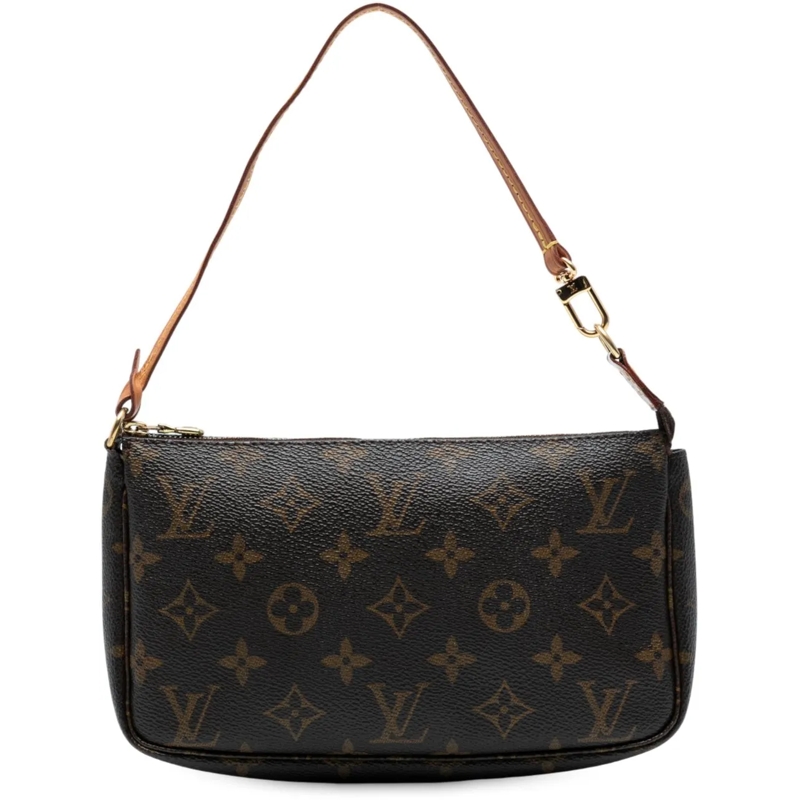 Louis Vuitton Schultertasche Monogram Pochette Accessoires braun