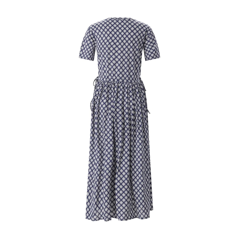 WEEKEND Max Mara Robe longue Maxikleid Facsino mit Muster blau(Image 2)