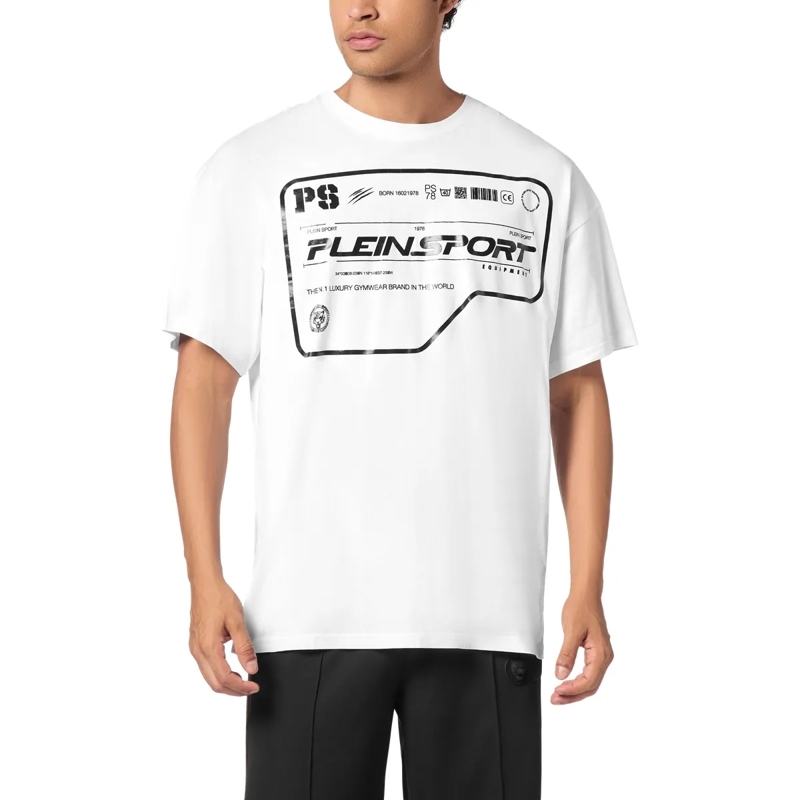 Plein Sport T-Shirt T-Shirt Rundhalsausschnitt Ss weiss(Image 3)