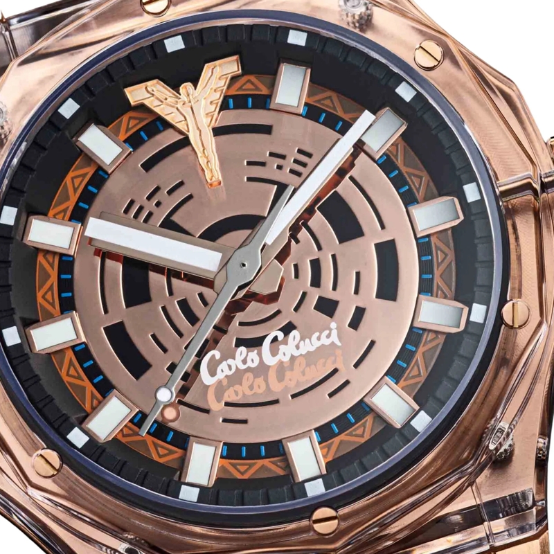 Carlo Colucci Automatikuhr Quarzuhr CC504-1 schwarz(Image 6)