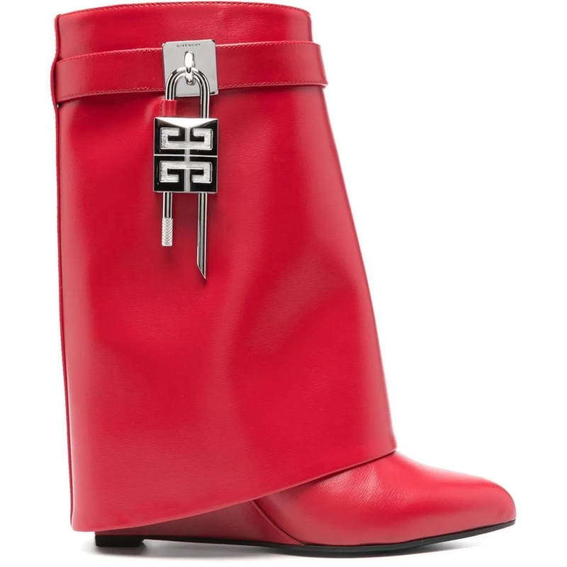 Givenchy Bottes Boots Rouge rot