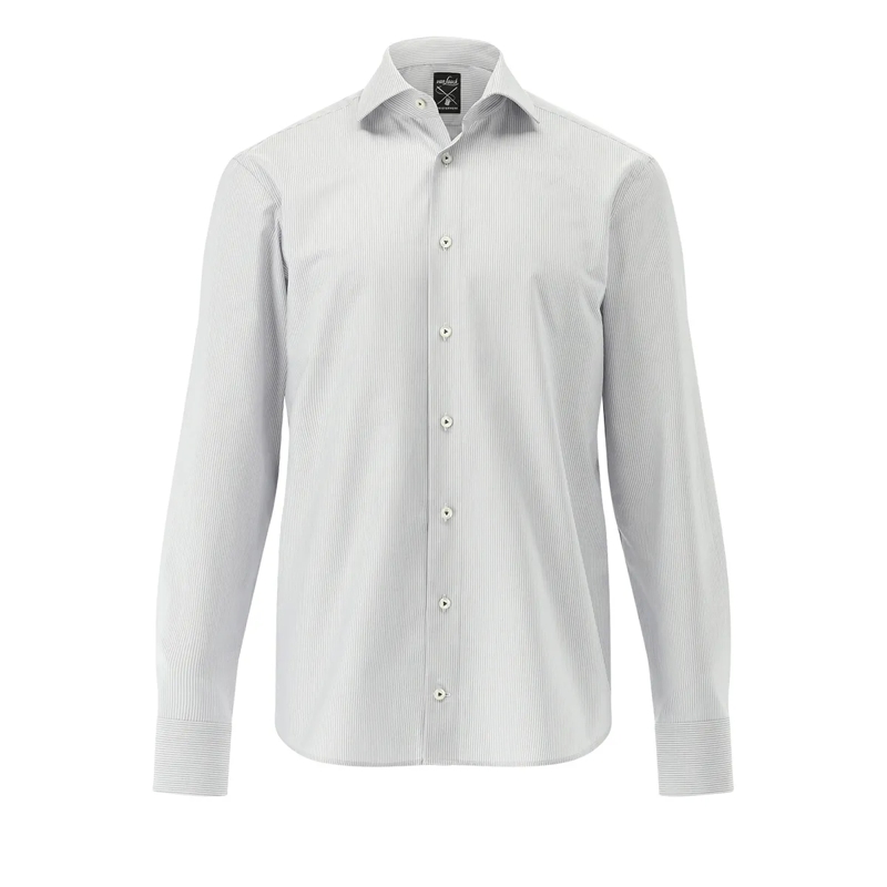 VAN LAACK Hemd Hemd Tailor Fit Streifen dunkel-blau