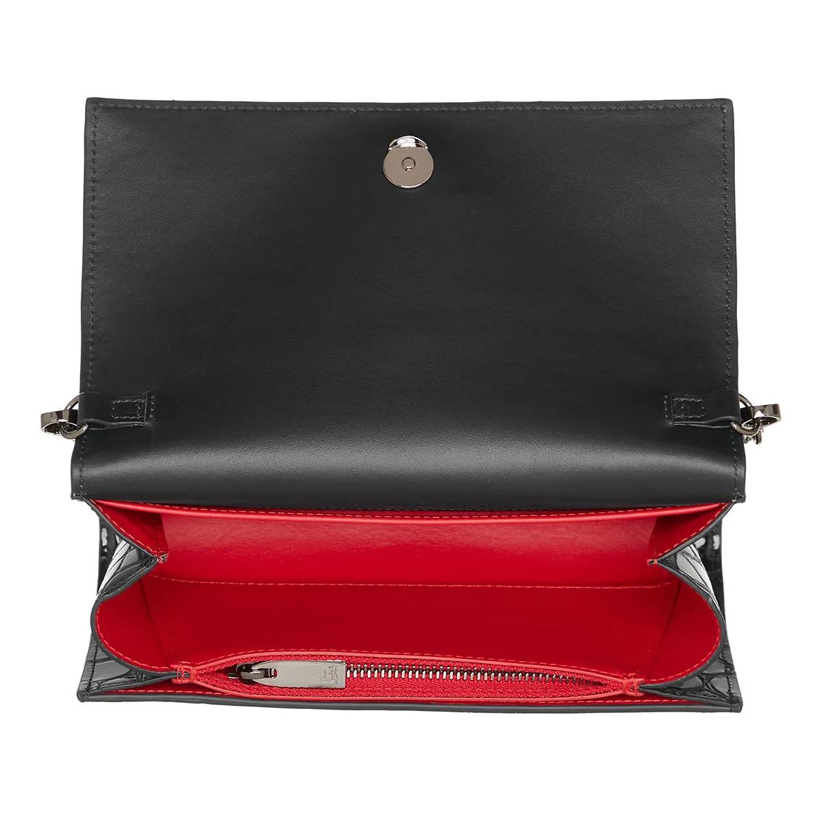 Thumbnail - Christian Louboutin Portemonnaie - Paloma Wallet On A Chain - Gr. unisize - in Schwarz - für Damen