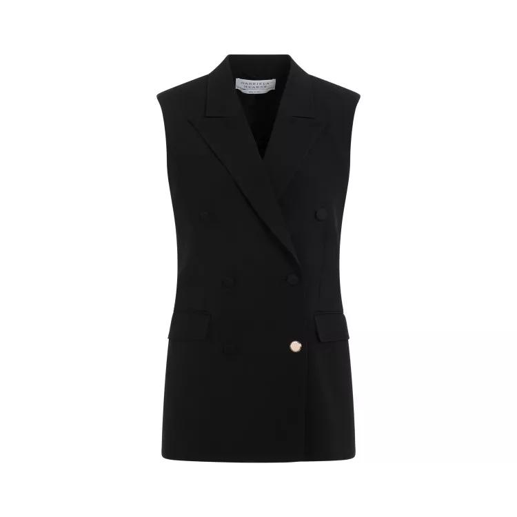 Gabriela Hearst - Black Silk Mayte Vest - Größe 42 - black