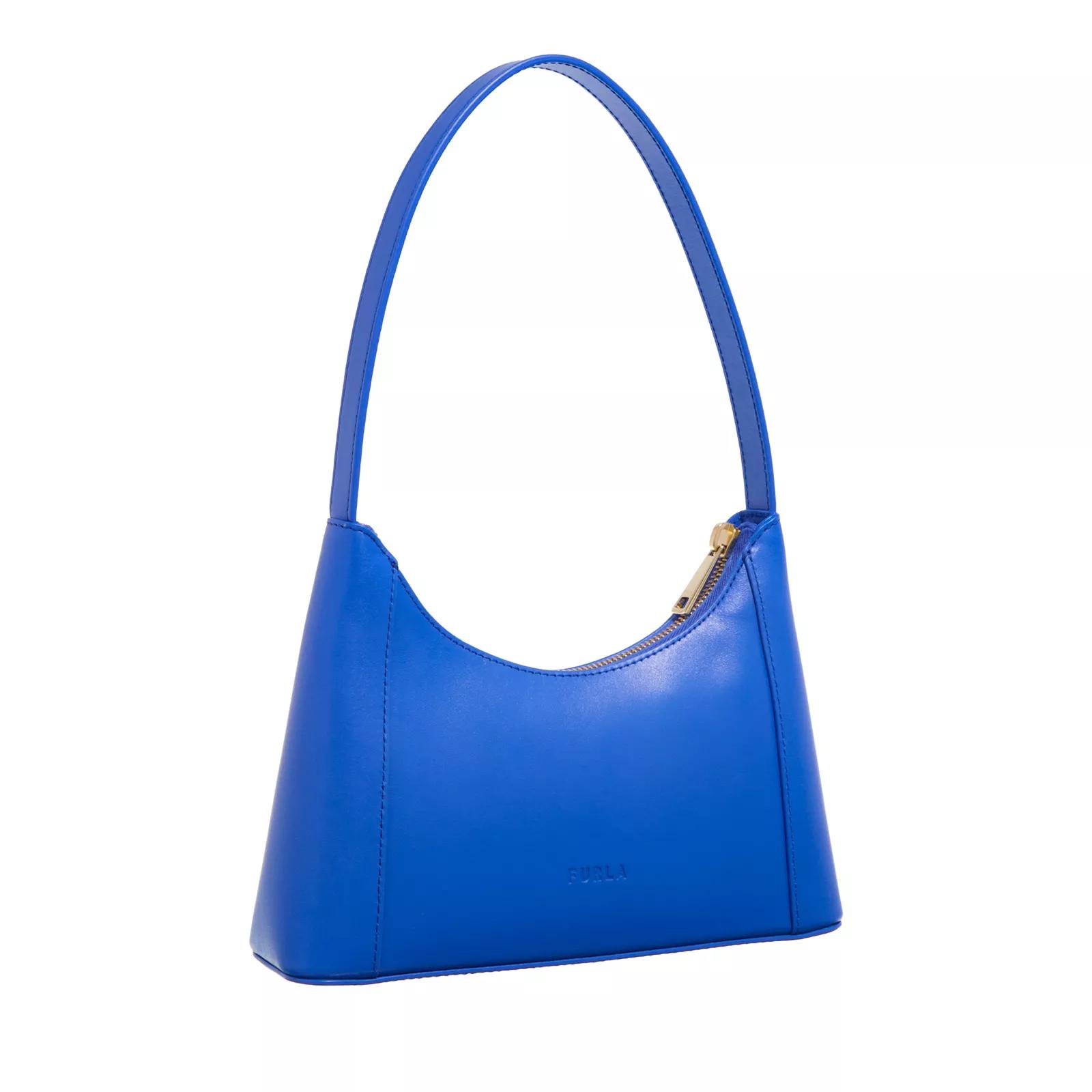 Furla Hobo bags Diamante Mini Shoulder Bag in blauw