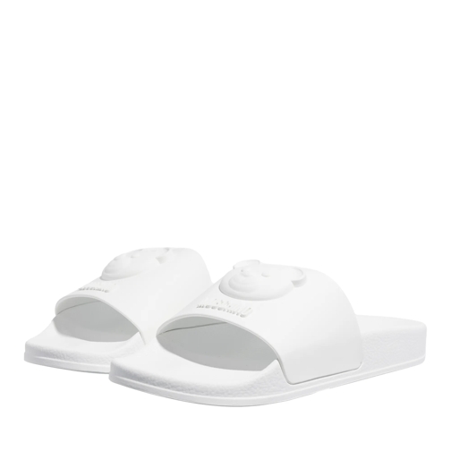 Moschino Pool Slide Bianco Slip-in skor