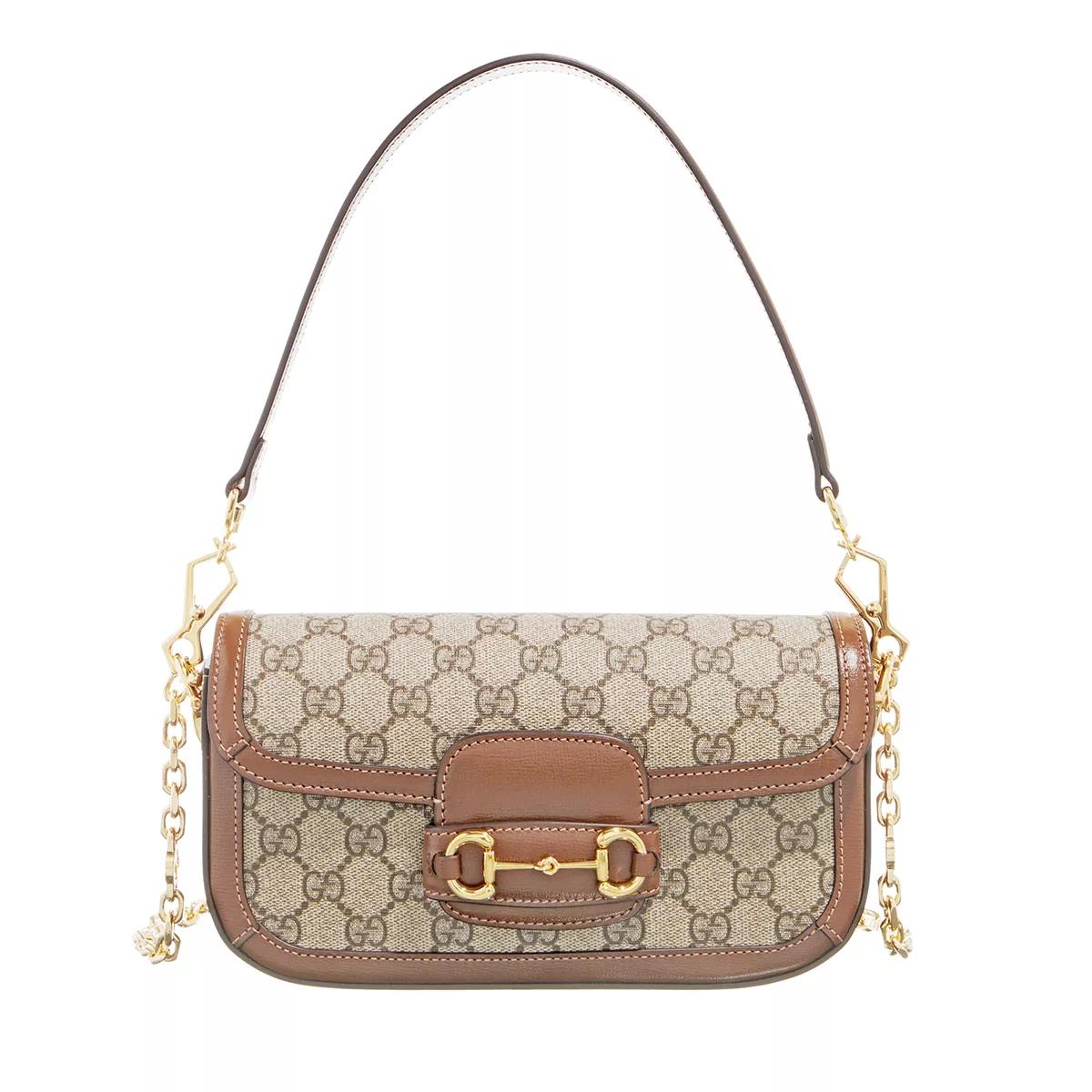 Gucci Hobo Bag - Mini Horsebit 1955 Shoulderbag - Gr. unisize - in Beige - für Damen