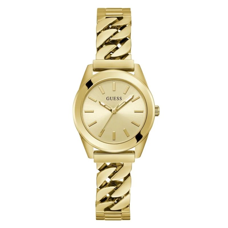 Guess Quarzuhr Quarz-Analoguhr Serena gold