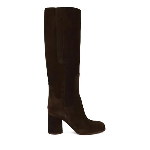 Casadei Cleo' Brown Suede Boots Brown Botte