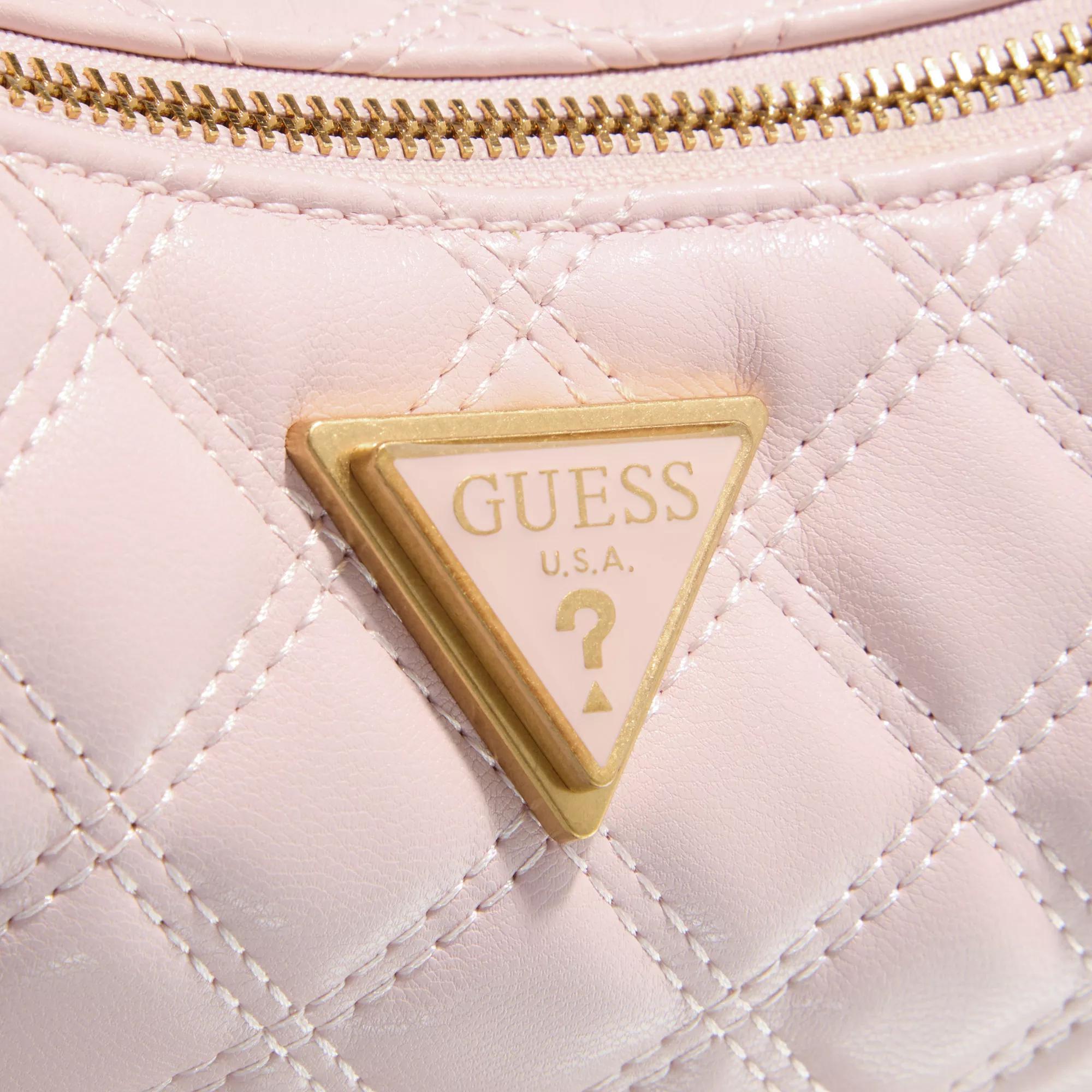 Guess Pochettes Giully Top Zip Shoulder in poeder roze