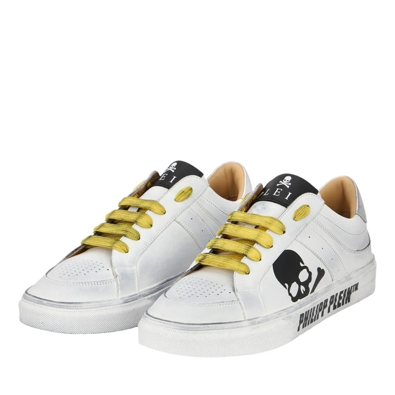 Philipp Plein Low-Top-Sneaker Lo-Top Turnschuhe Retrokickz weiss(Image 2)