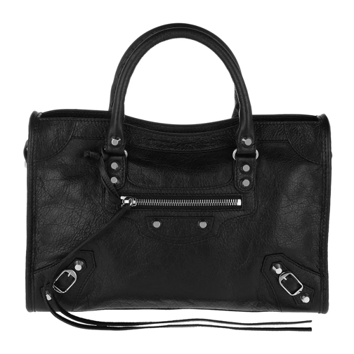 Balenciaga City Classic S Tote Leather Black/Fuchsia Crossbody Bag
