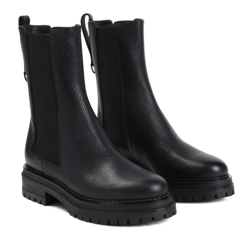 sergio rossi 15 Leather Boots Black Botte