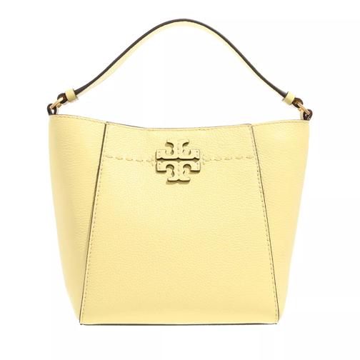 Tory Burch McGraw Small Bucket Bag Vintage Lemon Buideltas
