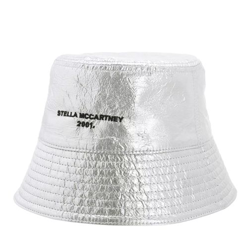 Stella McCartney Logo Cap Silver Vissershoed