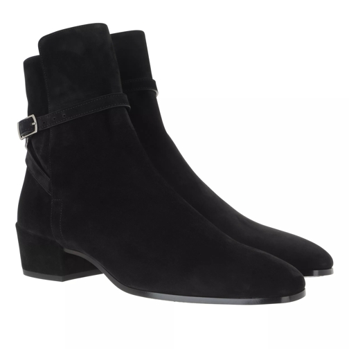 Saint Laurent Ankle Boots Leather Nero Ankle Boot
