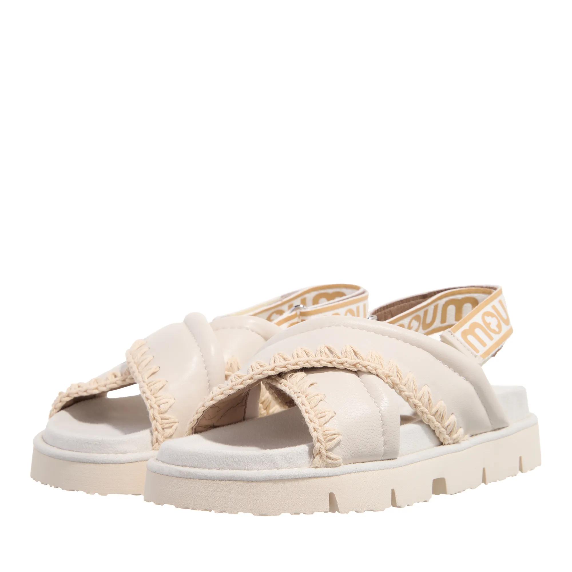 Mou Sandalen & Sandaletten - NEW BIO Nr.03 CRISS - Gr. 37 (EU) - in Creme - für Damen