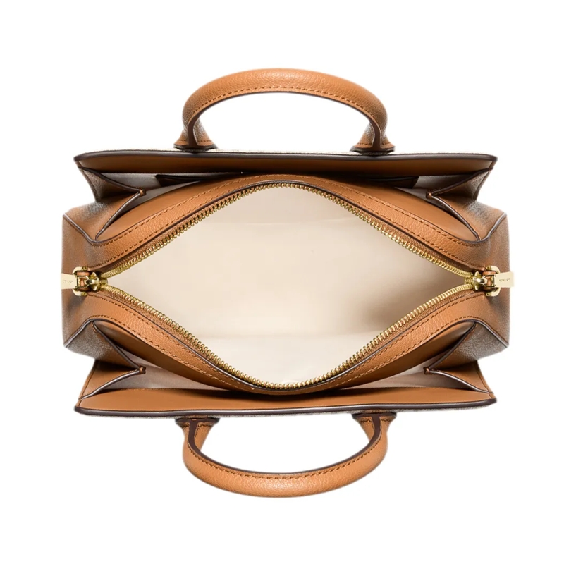 MICHAEL Michael Kors Satchel Laila Sm Satchel Vanilla/Acrn(Image 3)