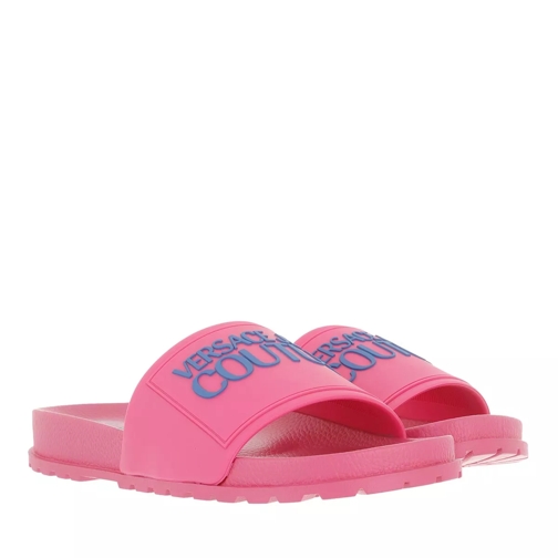 Versace Jeans Couture Pool Sliders Fuchsia Claquette