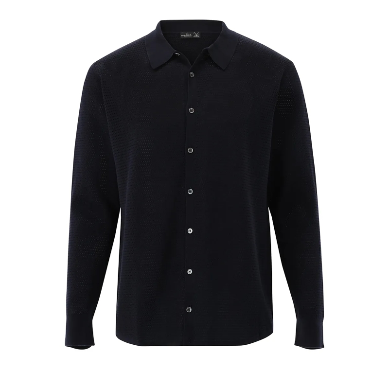 VAN LAACK Hemd Hemd Uni blau