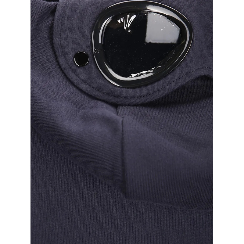 CP Company  Hooded Open Sweatshirt Blue(Image 3)