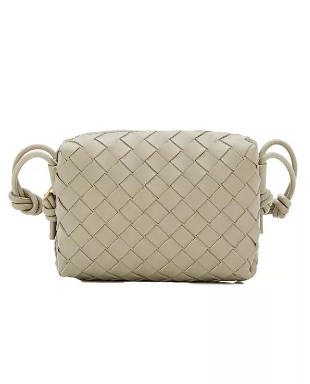 Bottega Veneta Shopper - MINI LOOP LEATHER CROSSBODY BAG - Gr. unisize - in Grün - für Damen