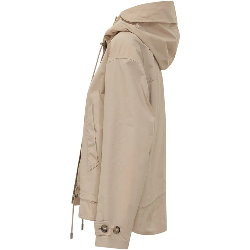 Woolrich Parka Parka Corto Estiva con Cappuccio beige(Image 3)
