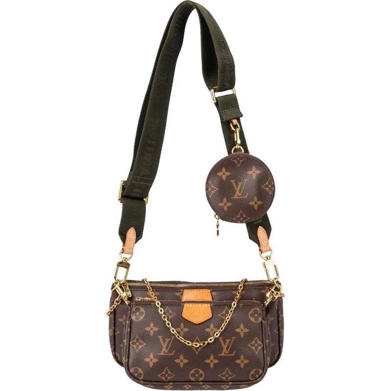 Louis Vuitton Tote Louis Vuitton Canvas Monogram Multi Pochette Cross braun