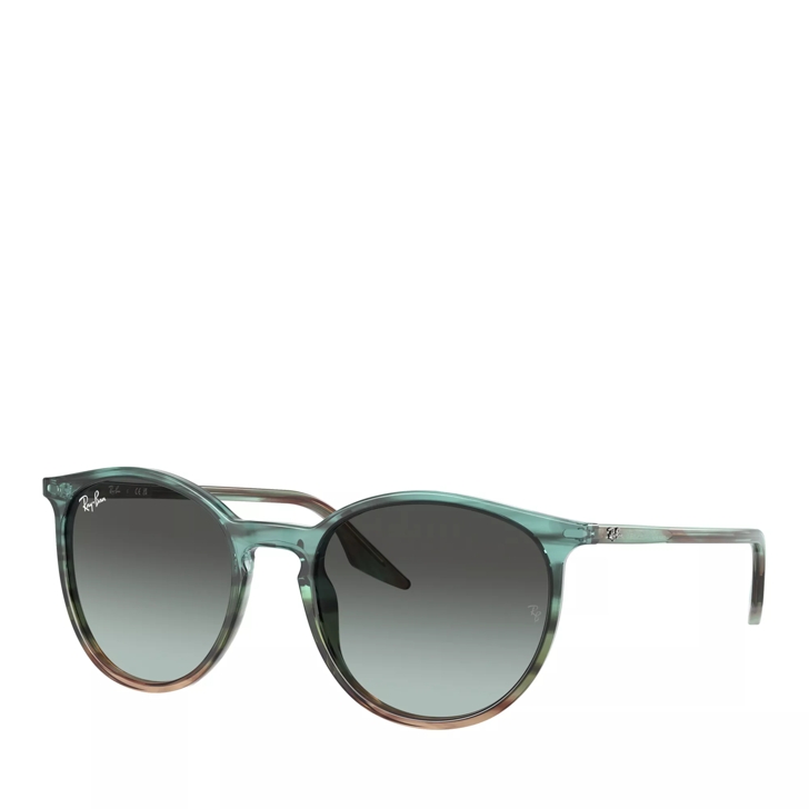 Ray Ban 0RB2204 Striped Blu Gradient Green Sunglasses