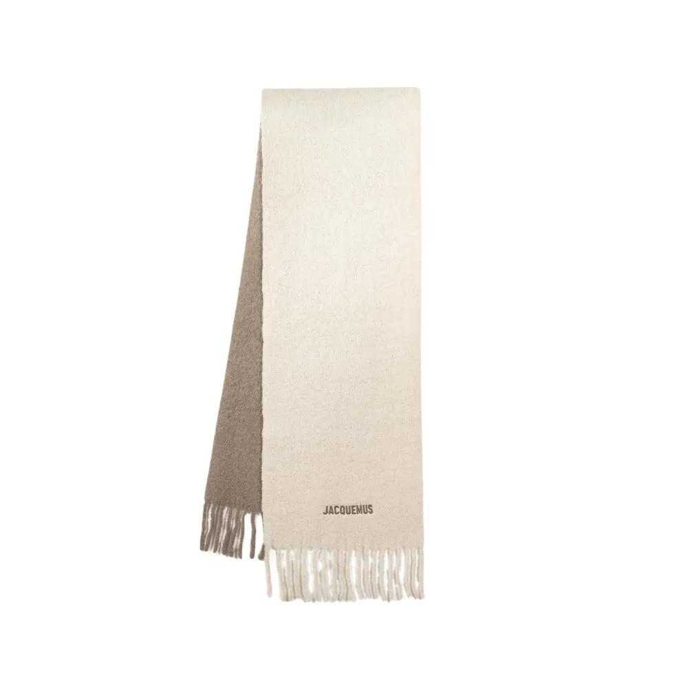 Jacquemus Tücher & Schals - Moisson Scarf - Wool - Beige - Gr. unisize - in Beige - für Damen