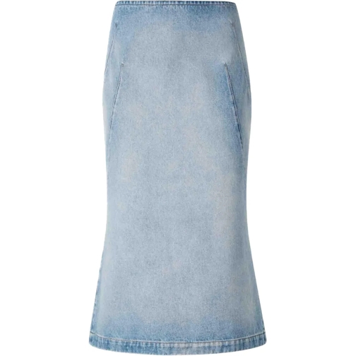 Dries Van Noten Midi Rokken Denim Midi Skirt mehrfarbig