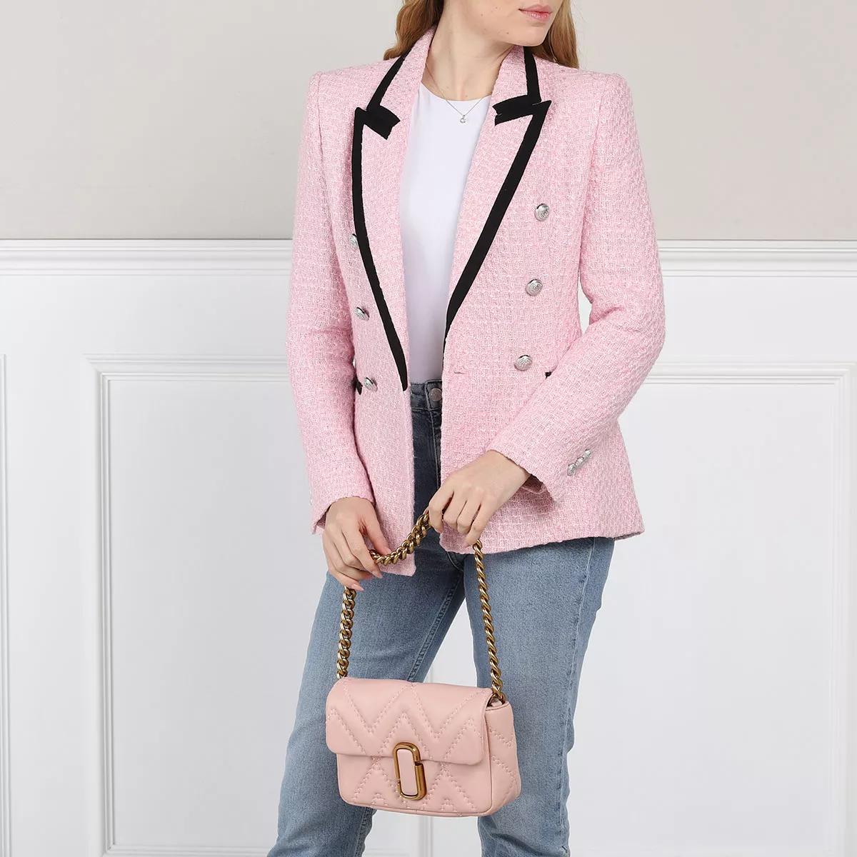 Marc Jacobs The Quilted Leather J Marc Shoulder Bag Rose Crossbodytas