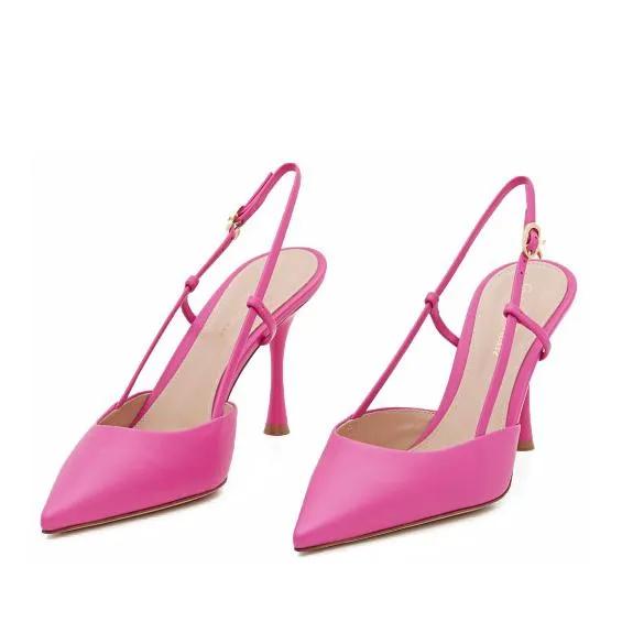 Gianvito Rossi Pumps & High Heels - 85Mm Ascent Leather Pumps - Gr. 37,5 (EU) - in Rosa - für Damen