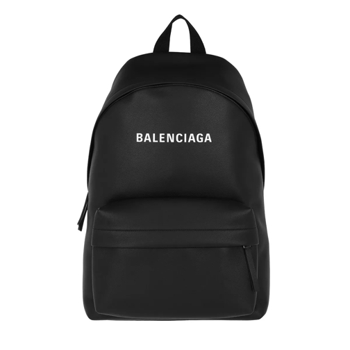 Balenciaga Everyday Backpack Leather Black/White Rucksack