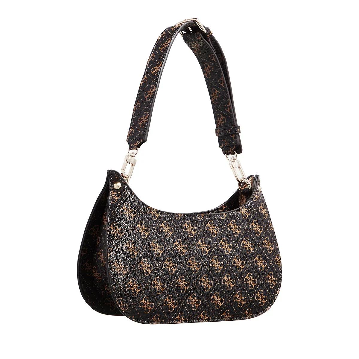 Guess Crossbody bags Meridian Mini Top Zip Shldr Bg in bruin