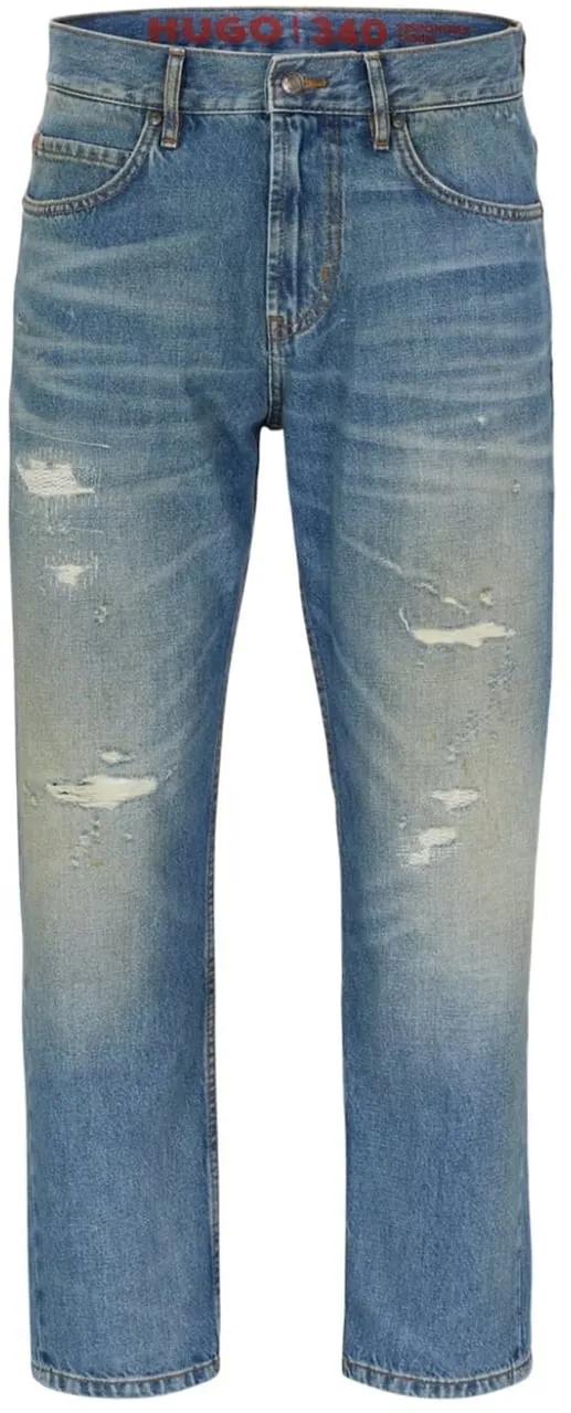 Thumbnail - Hugo - 340 Vintage Wash Jeans - Größe 34 - blue