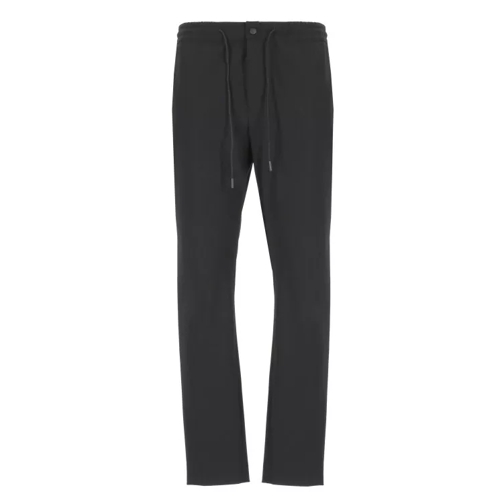 Pt Torino Black Tailored Trousers Black 