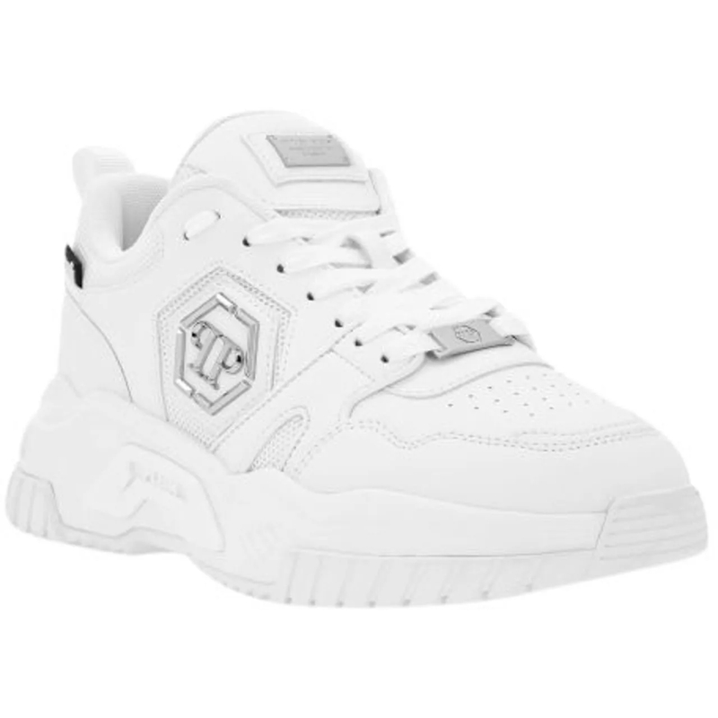 Philipp Plein Claquettes Flat Shoes White weiß