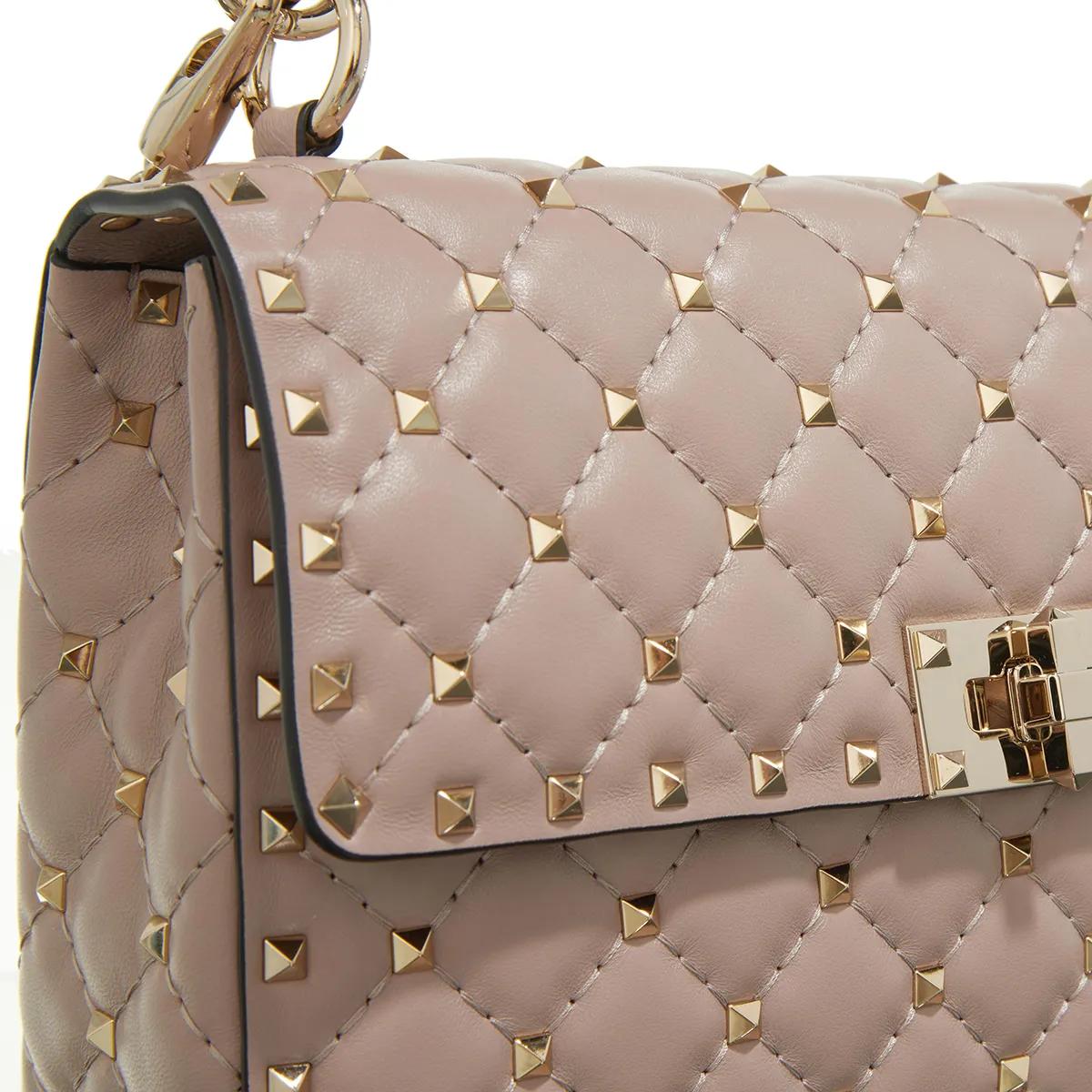 Valentino Garavani Crossbody bags Medium Shoulder Bag Rockstud Spike in taupe