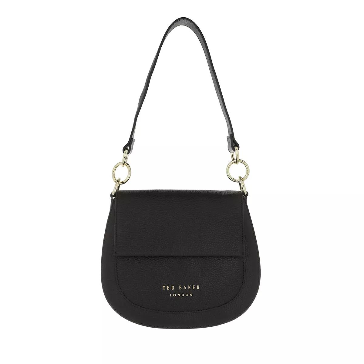 Ted Baker Amali Branded Webbing Strap Crossbody JetBlack Borsetta a