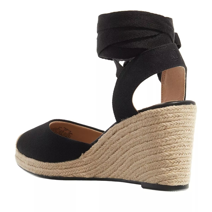 Black best sale strap espadrilles