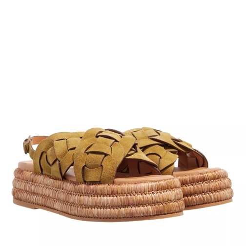 Tod's Loafers Leather Safari Medio Sandal med band