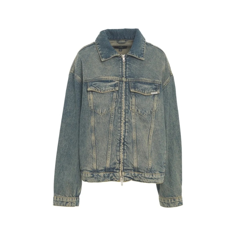 Represent Jeansjacke Oversized Denim Jacket Grey