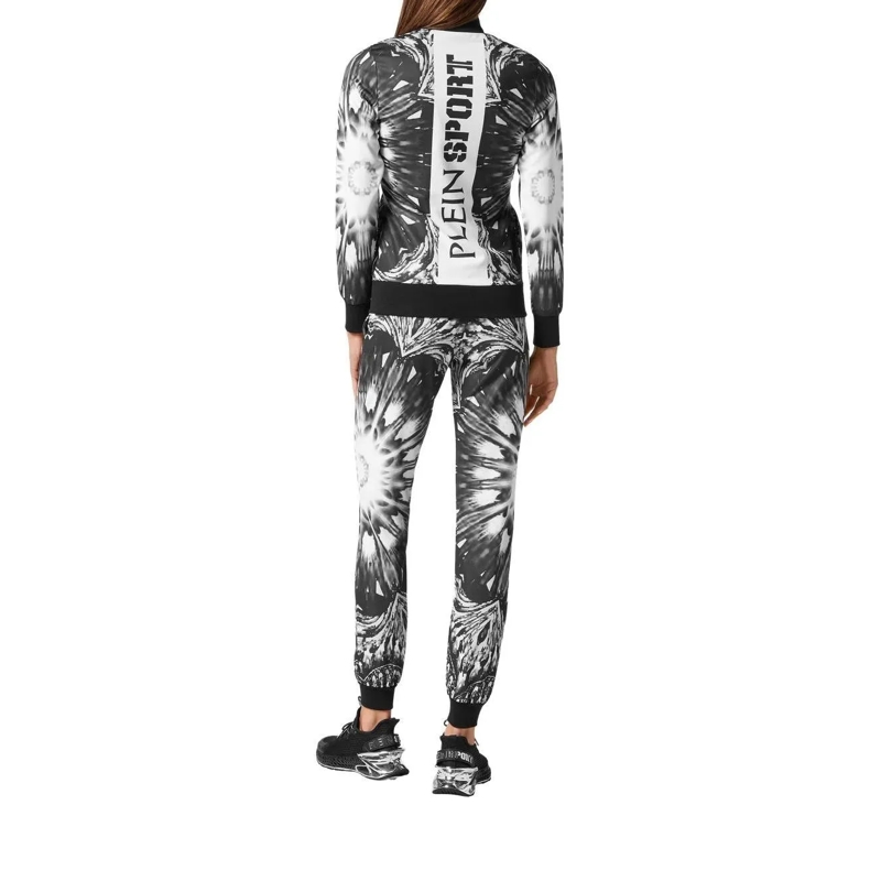 Plein Sport Jogginghose Jogginganzug Optical Flower schwarz(Image 2)