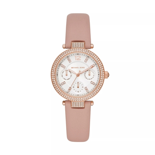 Michael Kors Parker Watch Pink Multifunction Watch